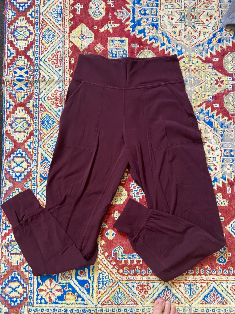 Lululemon Align Jogger Deep Red Burgundy Size 6
